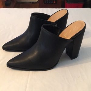Rosemunda Black Mule Pumps